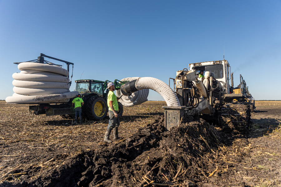 Drown-out acres cost more than lost yield. Learn the full financial impact of poor field drainage and how drain tile can help North Dakota farmers take back their acres.